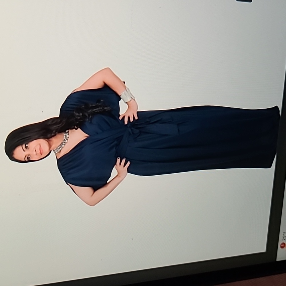 Wrap Waist Maxi Dress